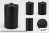 Snyder Industries 850 Gallon Black Heavy Duty Vertical Storage Tank