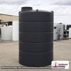 Norwesco 1250 Gallon Black Heavy Duty Vertical Storage Tank. 1250 gallon capacity; Polyethylene; Black; 114" H x 60" W x 60"