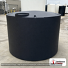 Norwesco 5000 Gallon Black Vertical Storage Tank. 5000 gallon capacity; Polyethylene; Black; dimensions 86.0in H x 141.0in W x 141.0in L; 854.0 lb empty; 1.5 specific gravity rating; fittings: 1 Outlet , 1 Manway / Lid; max temp 120 deg  F / 48 deg  C; 3 Year Warranty. Manufacturer part number 40941b. Manufactured by Norwesco. Sold by OneSource Plastics (https://www.onesourceplastics.com).