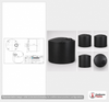 Norwesco 1700 Gallon Black Vertical Storage Tank