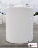 Snyder Industries 2500 Gallon Heavy Duty Vertical Storage Tank. Polyethylene; Natural White; dimensions 107.0in H x 90.0in W x 90.0in L; 450.0 lb empty; 1.9 specific gravity rating; fittings: 1 Outlet , 1 Manway / Lid; max temp 120 deg  F / 48 deg  C; 3 Year Warranty. Manufacturer part number 5090000C26. Sold by OneSource Plastics (https://www.onesourceplastics.com).