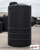 Norwesco 2000 Gallon Black Heavy Duty Vertical Storage Tank. 2000 gallon capacity; Polyethylene; Black; 152" H x 64" W x 64"