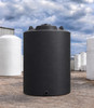 Norwesco 12000 Gallon Black 1.5 SG Vertical Tank, 141 in dia, with 3 in PP fitting