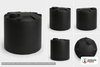 Snyder Industries 7650 Gallon Black Heavy Duty Vertical Storage Tank