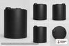 Snyder Industries 6200 Gallon Black Heavy Duty Vertical Storage Tank