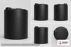 Dimensional spec drawing for Snyder 6200 Gallon Vertical Storage Tank (120" L x 120" W x 140" H)