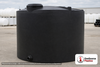 Snyder Industries 5400 Gallon Black Heavy Duty Vertical Storage Tank. Polyethylene; Black; dimensions 91.0in H x 142.0in W x 142.0in L; 750.0 lb empty; 1.9 specific gravity rating; fittings: 1 Outlet , 1 Manway / Lid; max temp 120 deg  F / 48 deg  C; 3 Year Warranty. Manufacturer part number 7000400C34. Sold by OneSource Plastics (https://www.onesourceplastics.com).