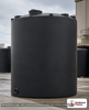 Snyder Industries 3650 Gallon Black Heavy Duty Vertical Storage Tank. Polyethylene; Black; dimensions 126.0in H x 102.0in W x 102.0in L; 790.0 lb empty; 1.9 specific gravity rating; fittings: 1 Outlet , 1 Manway / Lid; max temp 120 deg  F / 48 deg  C; 3 Year Warranty. Manufacturer part number 8190000C26-BLACK. Sold by OneSource Plastics (https://www.onesourceplastics.com).