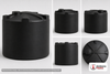 Dimensional spec drawing for Snyder 3000 Gallon Vertical Storage Tank (102" L x 102" W x 96" H)