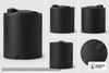 Snyder Industries 3000 Gallon Black Heavy Duty Vertical Storage Tank