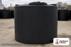 Snyder Industries 2000 Gallon Black Heavy Duty Vertical Storage Tank. Polyethylene; Black; dimensions 88.0in H x 90.0in W x 90.0in L; 340.0 lb empty; 1.9 specific gravity rating; fittings: 1 Outlet , 1 Manway / Lid; max temp 120 deg  F / 48 deg  C; 3 Year Warranty. Manufacturer part number 5050000C34. Sold by OneSource Plastics (https://www.onesourceplastics.com).