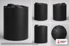 Snyder Industries 4500 Gallon Black Vertical Storage Tank