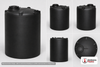 Dimensional spec drawing for Snyder 4100 Gallon Vertical Storage Tank (102" L x 102" W x 130" H)