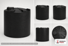 Snyder Industries 3000 Gallon Black Vertical Storage Tank