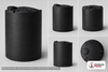 Snyder Industries 3000 Gallon Black Vertical Storage Tank