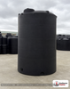 Snyder Industries 1550 Gallon Black Heavy Duty Vertical Storage Tank. Polyethylene; Black; 124" H x 64" W x 64" L; fittings: