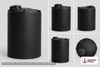 Snyder Industries 1550 Gallon Black Heavy Duty Vertical Storage Tank