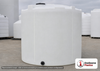 Snyder Industries 3650 Gallon Vertical Storage Tank. Polyethylene; Natural White; dimensions 126.0in H x 102.0in W x 102.0in L; 750.0 lb empty; 1.5 specific gravity rating; fittings: 1 Outlet , 1 Manway / Lid; max temp 120 deg  F / 48 deg  C; 3 Year Warranty. Manufacturer part number 8190000C37. Sold by OneSource Plastics (https://www.onesourceplastics.com).
