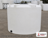 Snyder Industries 5000 Gallon Vertical Storage Tank. Polyethylene; Natural White; dimensions 116.0in H x 120.0in W x 120.0in L; 650.0 lb empty; 1.5 specific gravity rating; fittings: 1 Outlet , 1 Manway / Lid; max temp 120 deg  F / 48 deg  C; 3 Year Warranty. Manufacturer part number 7000500C37. Sold by OneSource Plastics (https://www.onesourceplastics.com).