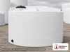 Snyder Industries 7650 Gallon Heavy Duty Vertical Storage Tank. Polyethylene; Natural White; dimensions 122.0in H x 142.0in W x 142.0in L; 1400.0 lb empty; 1.9 specific gravity rating; fittings: 1 Outlet , 1 Manway / Lid; max temp 120 deg  F / 48 deg  C; 3 Year Warranty. Manufacturer part number 5300700C26. Sold by OneSource Plastics (https://www.onesourceplastics.com).