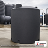Norwesco 3000 Gallon Black Vertical Storage Tank. 3000 gallon capacity; Polyethylene; Black; dimensions 119.0in H x 91.0in W x 91.0in L; 464.0 lb empty; 1.5 specific gravity rating; fittings: 1 Outlet , 1 Manway / Lid; max temp 120 deg  F / 48 deg  C; 3 Year Warranty. Manufacturer part number 45253. Manufactured by Norwesco. Sold by OneSource Plastics (https://www.onesourceplastics.com).