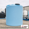 Norwesco 2000 Gallon Light Blue Heavy Duty Vertical Storage Tank. 2000 gallon capacity; Polyethylene; Light Blue; dimensions 84.0in H x 90.0in W x 90.0in L; 340.0 lb empty; 1.9 specific gravity rating; fittings: 1 Outlet , 1 Manway / Lid; max temp 120 deg  F / 48 deg  C; 5 Year Warranty. Manufacturer part number 44127. Manufactured by Norwesco. Sold by OneSource Plastics (https://www.onesourceplastics.com).