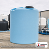 Norwesco 2000 Gallon Light Blue Heavy Duty Vertical Storage Tank. 2000 gallon capacity; Polyethylene; Light Blue; 84" H x