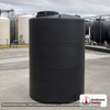 Norwesco 2000 Gallon Black Vertical Storage Tank. 2000 gallon capacity; Polyethylene; Black; dimensions 84.0in H x 90.0in W x 90.0in L; 300.0 lb empty; 1.5 specific gravity rating; fittings: 1 Outlet , 1 Manway / Lid; max temp 120 deg  F / 48 deg  C; 3 Year Warranty. Manufacturer part number 44125b. Manufactured by Norwesco. Sold by OneSource Plastics (https://www.onesourceplastics.com).