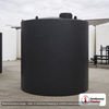 Norwesco 11000 Gallon Black Vertical Storage Tank. Polyethylene; Black; 167" H x 144" W x 144" L; fittings: 1 Outlet, 1