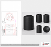 Norwesco 10500 Gallon Black Vertical Storage Tank