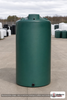 Chem-Tainer 160 Gallon Green Vertical Water Storage Tank. Polyethylene; Green; 66" H x 28" W x 28" L; fittings: 1 Outlet, 1