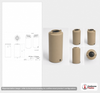 Enduraplas 450 Gallon Beige Vertical Water Storage Tank