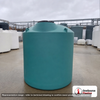 Norwesco 6500 Gallon Green (California Only) Vertical Water Storage Tank. 6500 gallon capacity; Polyethylene; Green (California Only); dimensions 150.0in H x 119.0in W x 119.0in L; 990.0 lb empty; 1.0 specific gravity rating; fittings: 1 Outlet , 1 Manway / Lid; max temp 120 deg  F / 48 deg  C; 3 Year Warranty. Manufacturer part number 43880. Manufactured by Norwesco. Sold by OneSource Plastics (https://www.onesourceplastics.com).