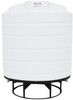 Enduraplas 2000 Gallon White Cone Bottom Tank with Stand