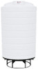 Enduraplas 3000 Gallon White Cone Bottom Tank with Stand