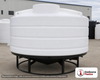 Enduraplas 1600 Gallon White Cone Bottom Tank. Polyethylene; Natural White; dimensions 86.0in H x 90.0in W x 90.0in L; 400.0 lb empty; 1.9 specific gravity rating; fittings: 1 Outlet , 1 Manway / Lid; 10 Year Warranty with Activation. Manufacturer part number THC01600W. Sold by OneSource Plastics (https://www.onesourceplastics.com).