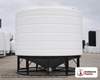 Enduraplas 6011 Gallon White Cone Bottom Tank. Polyethylene; Natural White; dimensions 125.0in H x 144.0in W x 144.0in L; 1300.0 lb empty; 1.9 specific gravity rating; fittings: 1 Outlet , 1 Manway / Lid; 10 Year Warranty with Activation. Manufacturer part number THC06011W. Sold by OneSource Plastics (https://www.onesourceplastics.com).