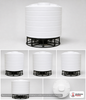 Enduraplas 7011 Gallon White Cone Bottom Tank