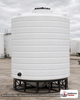 Enduraplas 10000 Gallon White Cone Bottom Tank. Polyethylene; Natural White; dimensions 193.0in H x 144.0in W x 144.0in L; 2050.0 lb empty; 1.9 specific gravity rating; fittings: 1 Outlet , 1 Manway / Lid; 10 Year Warranty with Activation. Manufacturer part number THC10000W. Sold by OneSource Plastics (https://www.onesourceplastics.com).