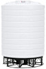 Enduraplas 10000 Gallon White Cone Bottom Tank with Stand