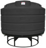 Enduraplas 1200 Gallon Black Cone Bottom Tank with Stand