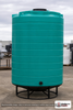 Enduraplas 1100 Gallon Green Cone Bottom Tank. Polyethylene; Green; 103" H x 60" W x 60" L; fittings: 1 Outlet, 1 Manway /