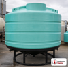 Enduraplas 1200 Gallon Green Cone Bottom Tank. Polyethylene; Green; dimensions 73.0in H x 90.0in W x 90.0in L; 250.0 lb empty; 1.9 specific gravity rating; fittings: 1 Outlet , 1 Manway / Lid; 10 Year Warranty with Activation. Manufacturer part number THC01200G. Sold by OneSource Plastics (https://www.onesourceplastics.com).