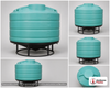 Enduraplas 1200 Gallon Green Cone Bottom Tank