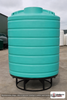 Enduraplas 2500 Gallon Green Cone Bottom Tank. Polyethylene; Green; dimensions 120.0in H x 90.0in W x 90.0in L; 500.0 lb empty; 1.9 specific gravity rating; fittings: 1 Outlet , 1 Manway / Lid; 10 Year Warranty with Activation. Manufacturer part number THC02500G. Sold by OneSource Plastics (https://www.onesourceplastics.com).