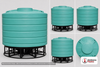 Dimensional spec drawing for Enduraplas 6011 Gallon Cone Bottom Tank (144" L x 144" W x 125" H)