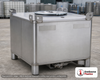 Snyder Industries 180 Gallon 304 Stainless Steel Supertainer IBC Tote Tank. 304 Stainless Steel; Silver; 29.25" H x 48" W x