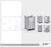 Dimensional spec drawing for Snyder 550 Gallon IBC Tote Tank (42" L x 48" W x 71.25" H)