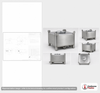 Dimensional spec drawing for Snyder 120 Gallon IBC Tote Tank (42" L x 48" W x 23.25" H)