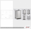 Snyder Industries 550 Gallon 304 Stainless Steel Supertainer IBC Tote Tank